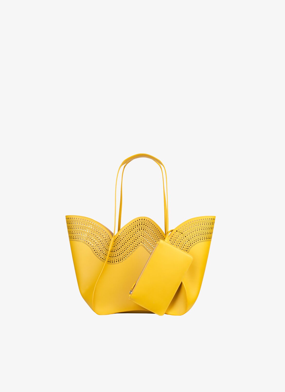 Handbags ALAÏA SAFFRON YELLOW HANDBAGS